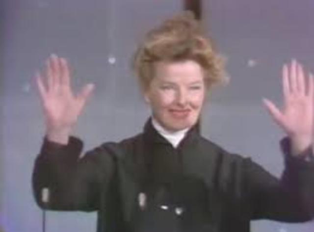 Katherine Hepburn goes to the oscars