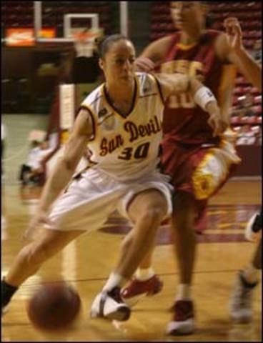 Learned how to play Basketball(picture of my Aunt Carrie)