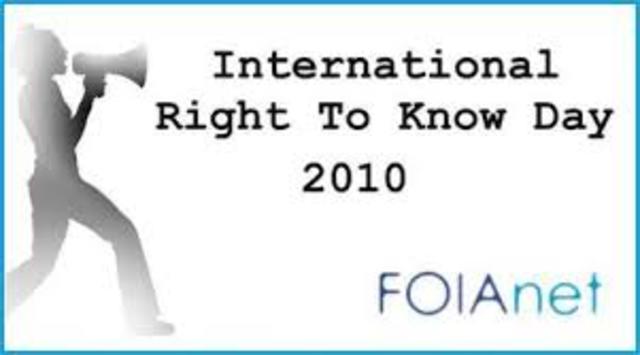 International Right-to-Know Day