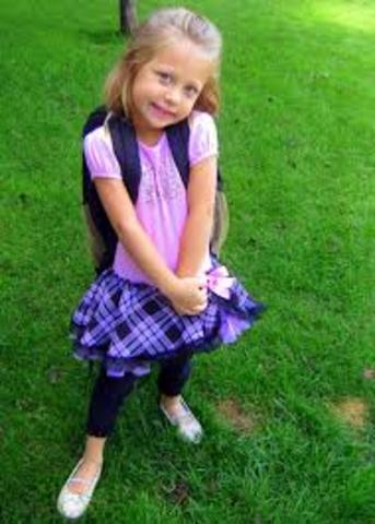 Ashley started kindergarten