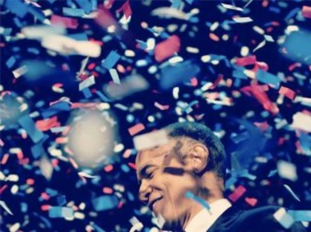 Barack Obama was elected for his 2nd term