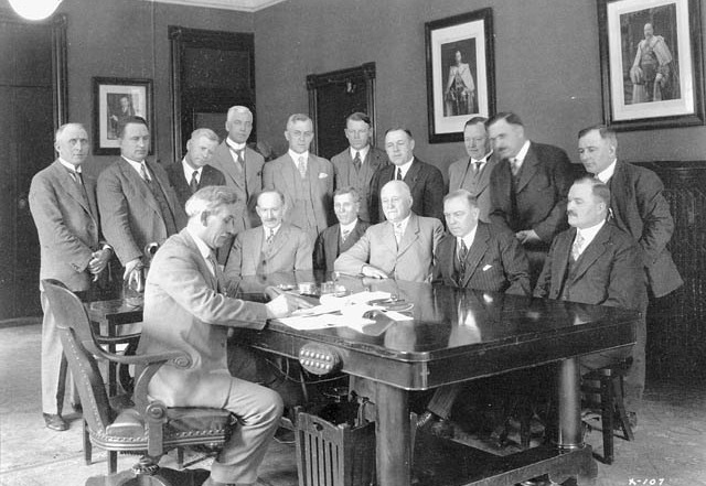 Old age pensions are introduced