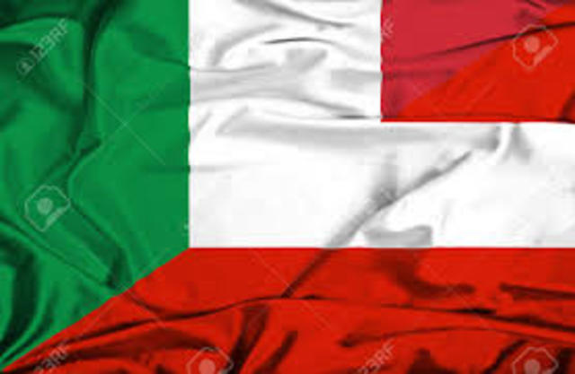 Italy declares war on Austria
