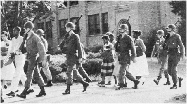 Little Rock Central High School desegregated