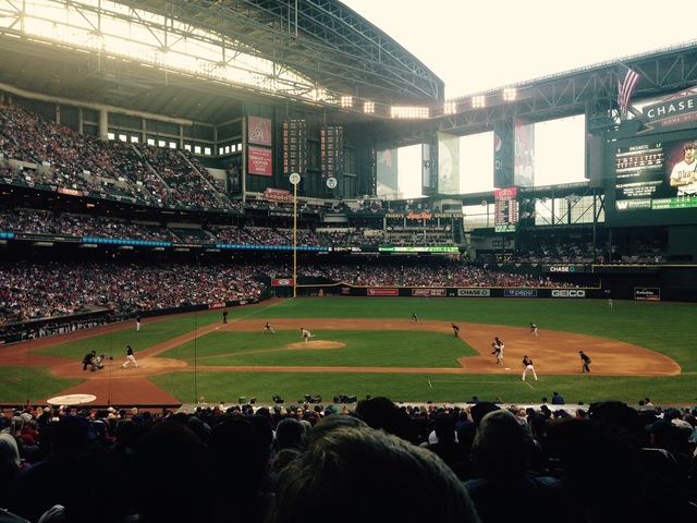 Went to my first baseball game