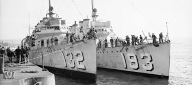 Royal Navy gets US Destroyers