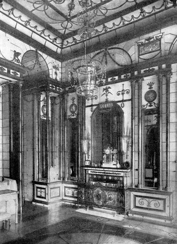 Чарльз Камерон. Спальня Екатерины II в Большом (Екатерининском) дворце в Царском Селе (г. Пушкине). 1780-е гг.