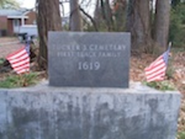 William Tucker, the first African American child was born.