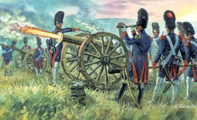 Napoleon becomes an officer in French artillery