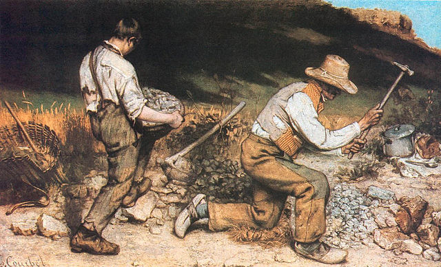The Stonebreakers by Gustave Courbet
