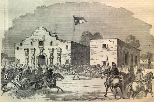 The battle of the Alamo