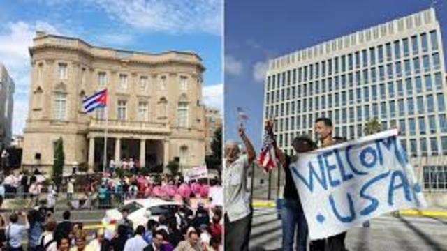 The US and Cuba reopen Embassies
