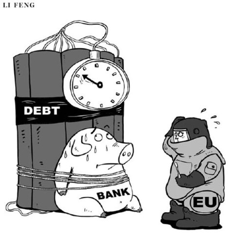 amnesia regarding the source of sovereign debt among European nations like Greece