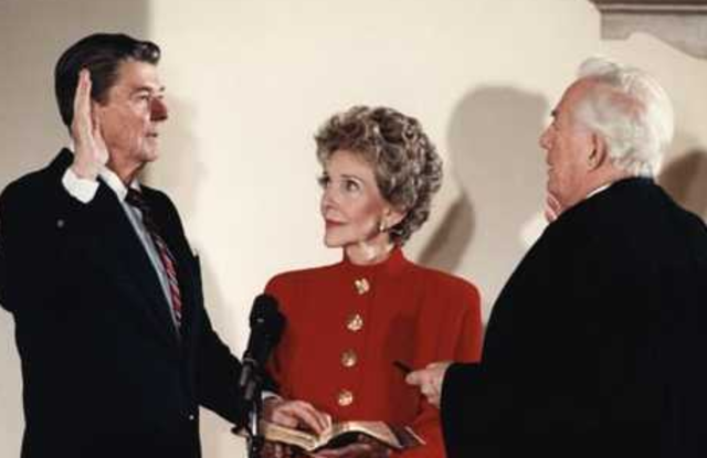 Reagan becomes president