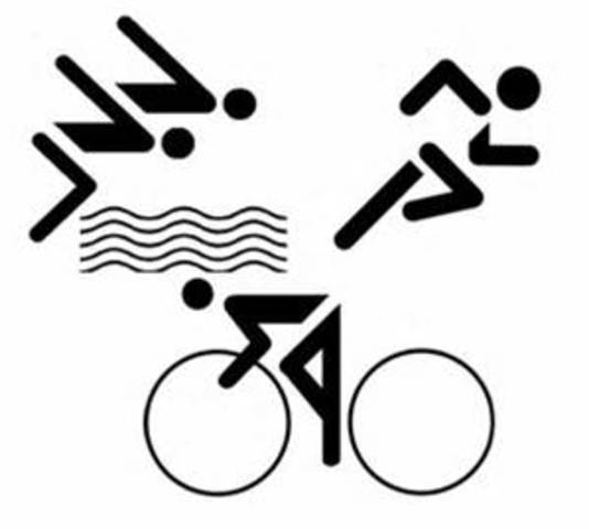 Competed in a triathalon