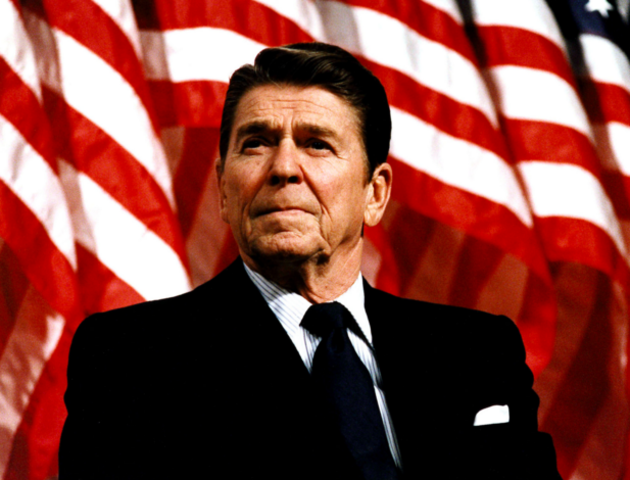 Reagan's two terms end