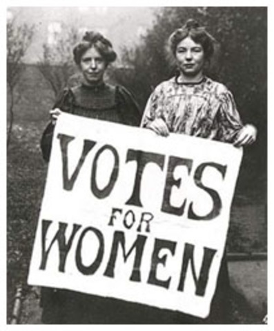 Mujeres Sufrajistas. Siglo: XIX