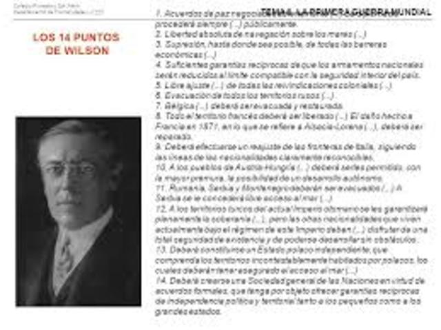 Los 14 puntos de Wilson