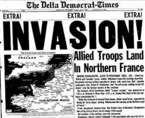 Allies invade France