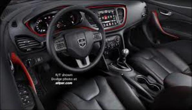 The interior design of the current dodge cars.
