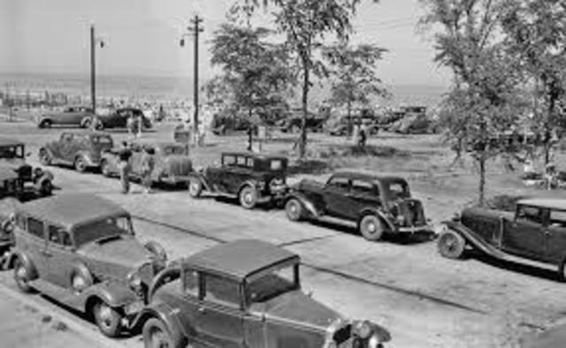 Cars take over the streets