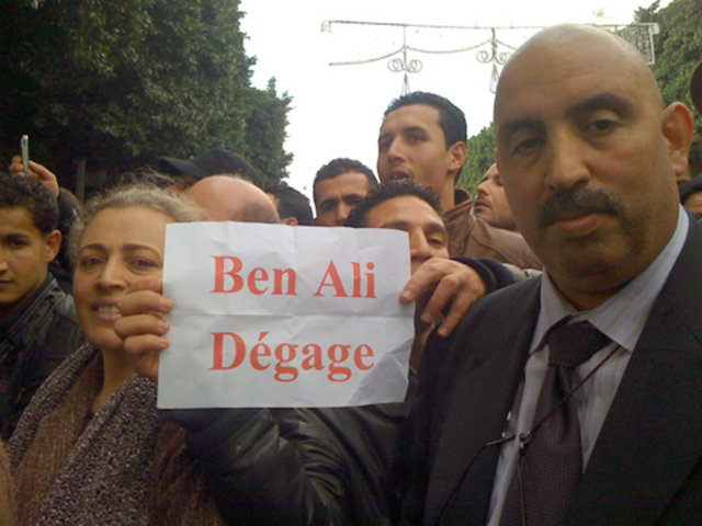 Zine al-Abidine Ben Ali forced to leave by protesters