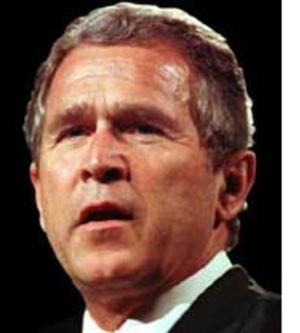 bushy becomes govener of texas!