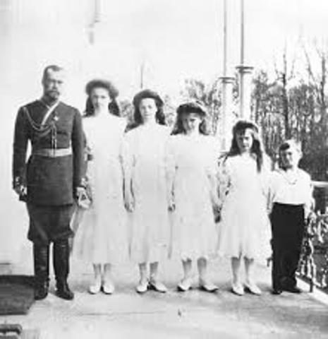 Czar II and his family are executed