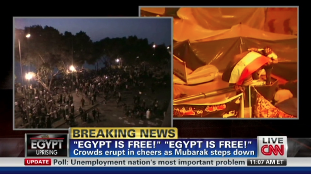 Hosni Mubarak's Resignation