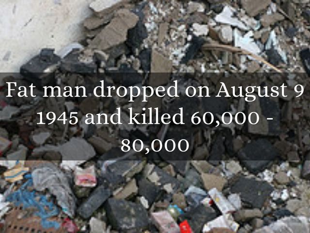 Fat Man Dropped on Nagasaki