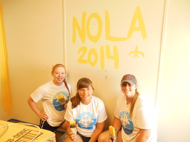 Eu fui a New Orleans em uma viagem de serviço