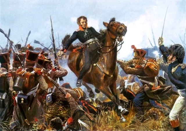 Defeat at Leipzig in the Battle of Nations