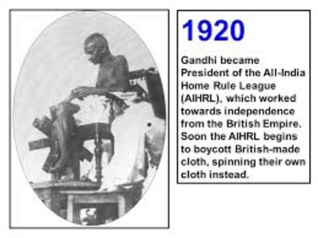 President of All India Home Rule League