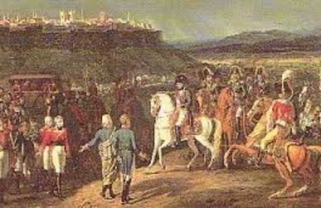 Napoleon beats Spanish armies