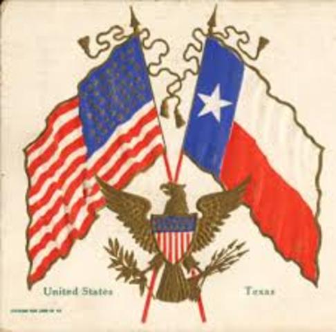Texas joins the union