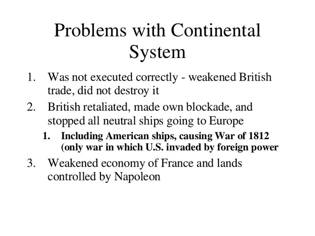 "Continental System"