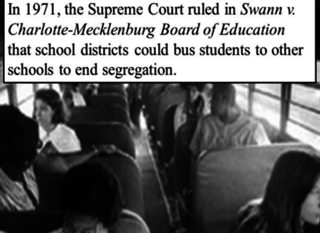 Swann vs. Charlotte Mecklenberg Board of Education