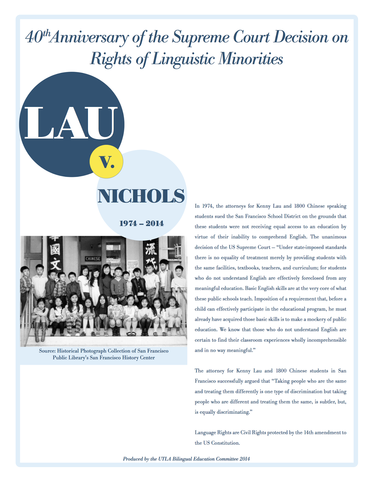 Lau v Nichols