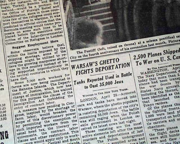 Warsaw Ghetto uprising