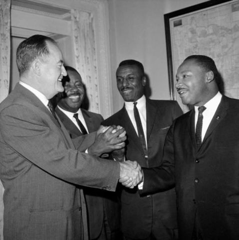 Martin Luther King, Charles K. Steele, and Fred L. Shuttlesworth establish the Southern Christian Leadership Conference which became a major force that organized the civil rights movement.