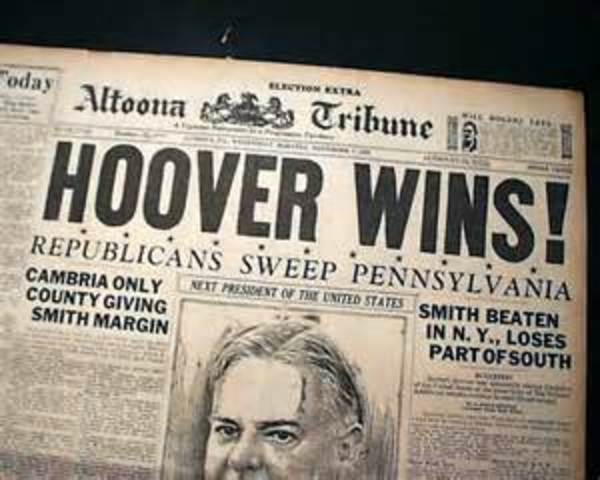 Herbert Hoover's election