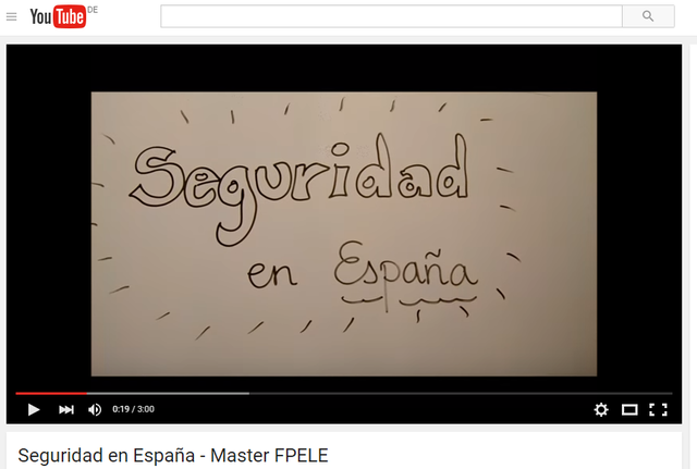 Creación y publicación vídeo sobre seguridad (Parte 1)