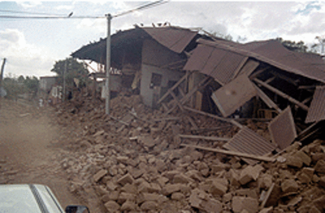 San Salvador was destroyed by an earthquake.