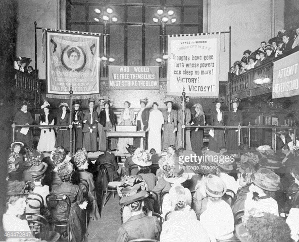 Manifestación femenina Londres