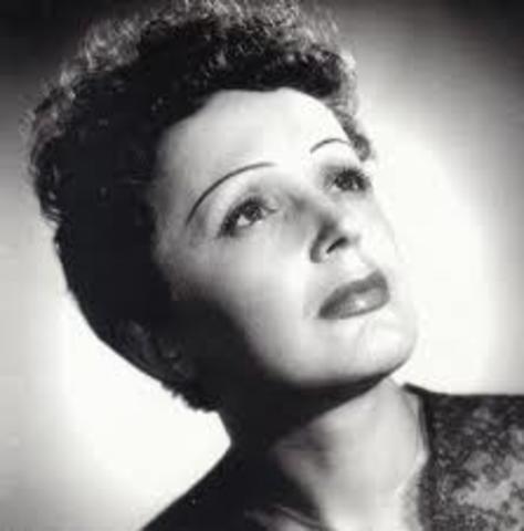Edith Piaf, cantante
