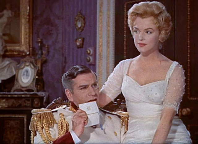 Protagoniza y produce en Inglaterra el filme El príncipe y la corista, junto a Laurence Olivier.