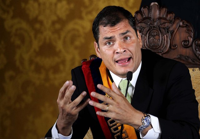 Rafael Correa (current president) Was Elected