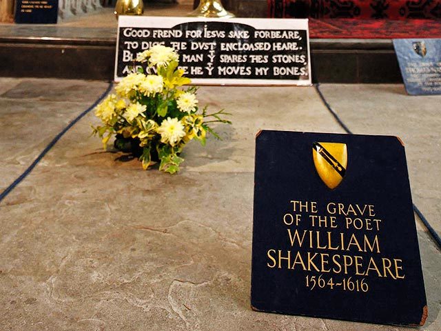 William Shakespeare died aged 52.