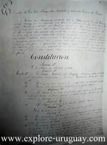Uruguay adopted a liberal constitution