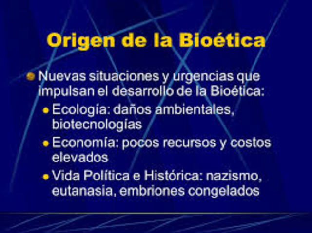 Bioética origen y concepto